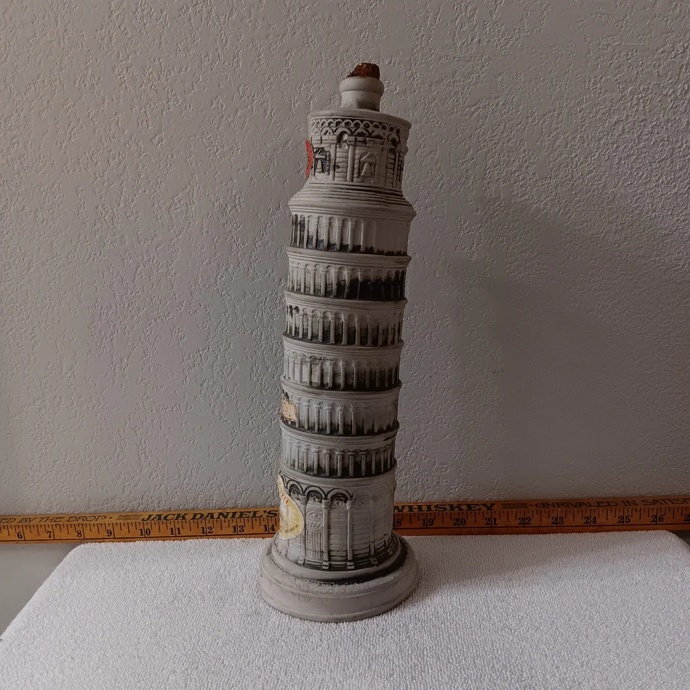 Leaning Tower of Pisa Decorative Bottle